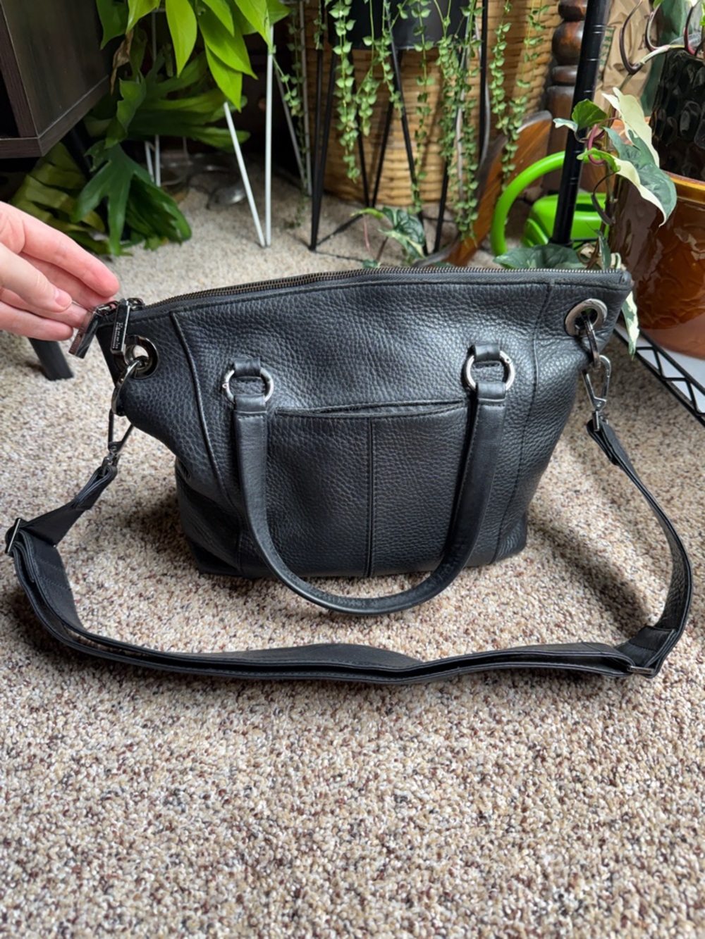 Hammitt Daniel Medium Black/Gunmetal - Picture 4 of 9